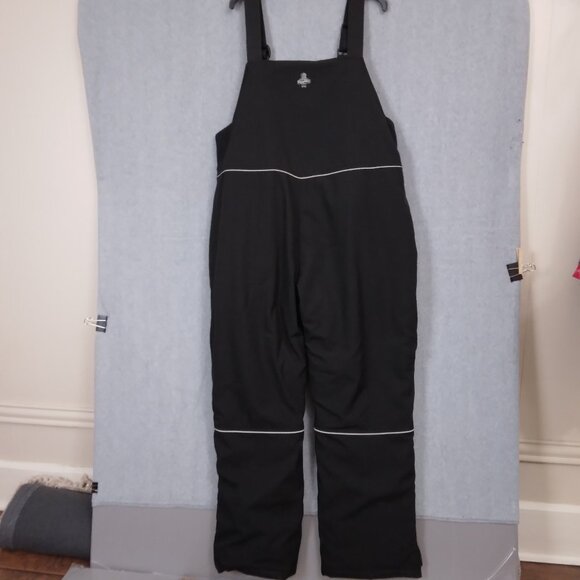 NWT Refrigiwear Women's Soft Shell Bib Overalls Black | Size 2XL - Picture 6 of 11